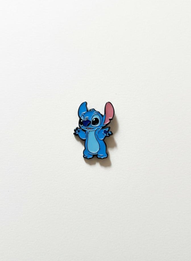 Stitch and Angel logo and character stickers, new high quality 3D metal iron mobile phone stickers - Image 1